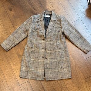 Centigrade Plaid Women's Blazer Coat Size 10 C11-011